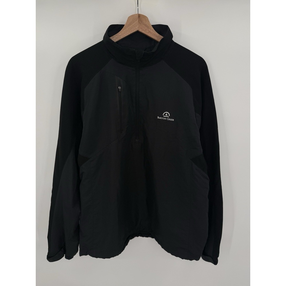 Zero Restriction 1/2 Zip Pullover Jacket Golf Bla… - image 1